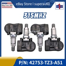 NEW SET OF 4 TPMS 315MHz TIRE SENSORS FOR 2015-2017 ACURA TLX 2014-2020 MDX US