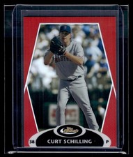 2008 Finest Red Refractor #52 Curt Schilling /25 Red Sox