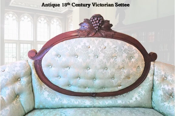 Love Seat - Sofá - Antiguo - Victoriano - Muebles de finales del siglo XVIII Foto 2 de 4