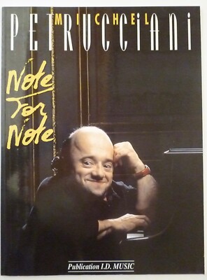 new/old stock MICHEL PETRUCCIANI Songbook NOTE FOR NOTE Sheet Music book FRANCE