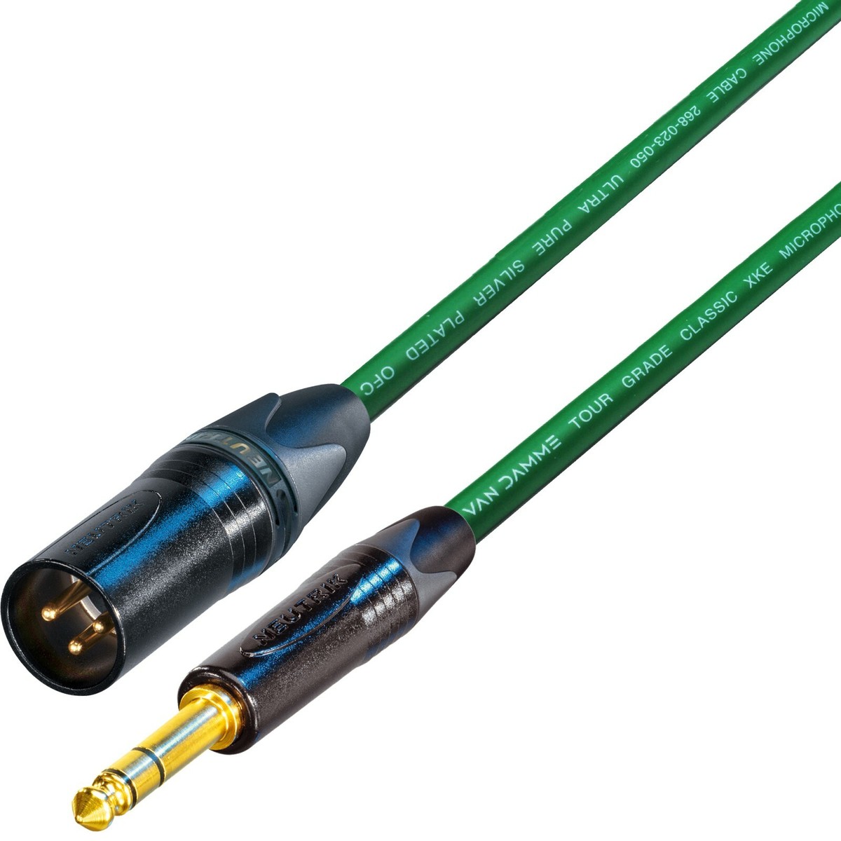 Jack Piombo Maschio Da XLR A 1⁄4 TRS. Cavo Microfono Balanced Van Damme - Foto 9