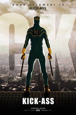 KICK-ASS Movie POSTER 27x40 C Nicolas Cage Aaron Johnson Chloe