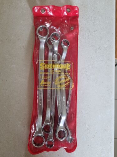 Brand New Vintage Sidchrome A/F Ring Spanners 3/8 To 1