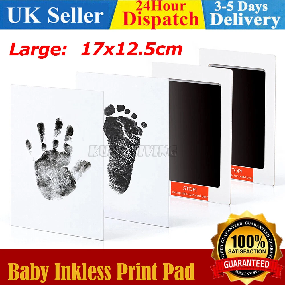 Inkless Baby Handprint Ink Pad Footprint Newborn Mess Free Stamp