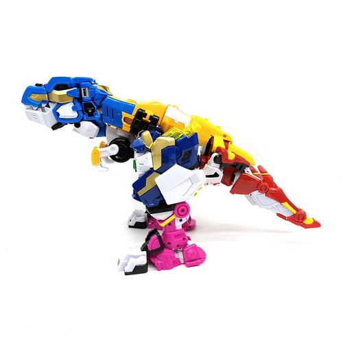 Modellino robot combinato dinosauro Miniforce Super Dino Power 2 SUPER TYRAKING T-Rex - Foto 8 di 19