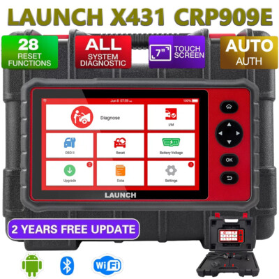2026 LAUNCH X431 CRP909E ELITE Car OBD2 Scanner Full System Diagnostic Tools