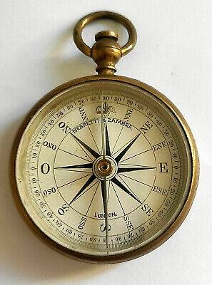 Nautical Vintage 3'' - Antique Style Brass Directional Pocket Compass