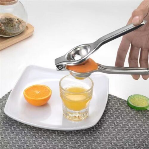 Lemon Squeezer Lime Juicer Clip Fruit Orange Citrus Manual Stainless Steel Tool - Picture 6 of 9