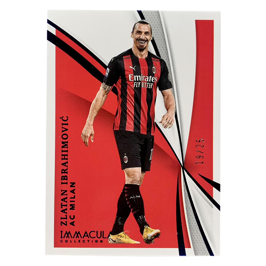 2021 Panini Immaculate Zlatan Ibrahimovic Sapphire /25 - AC 2021 Panini Immaculate Zlatan Ibrahimovic Sapphire /25 - AC