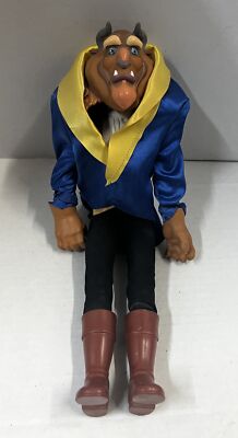 2009 Mattel Beauty & the Beast Costume Transformation Doll Beast to Prince Adam