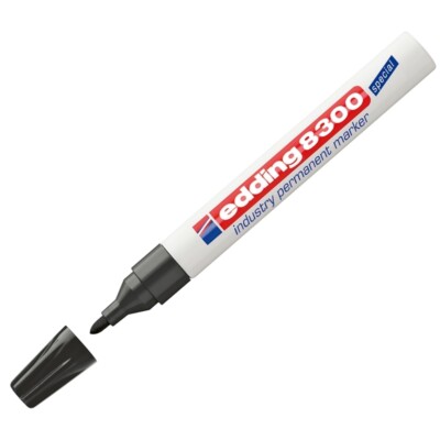 Edding8300 Faserstift  1,5 mm breit schwarz Folienschreiber Filzstift Tinte