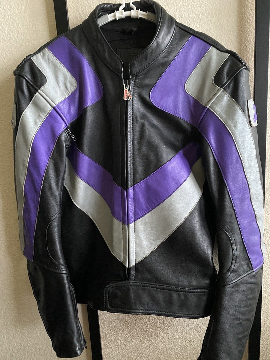 ZForce Motorcycle Biker Leather Jacket By Hein Gericke Size 40 | eBay