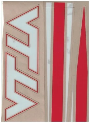 VIRGINIA TECH HOKIES FULL SIZE FOOTBALL HELMET DECALS W/STRIPE & BUMPERS