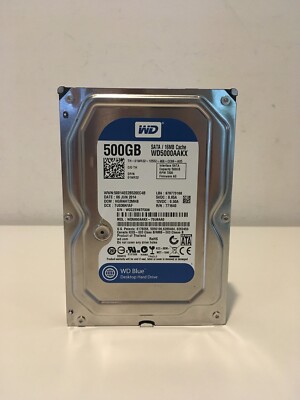 WD Blue 500GB Desktop Hard Disk Drive - WD5000AAKX