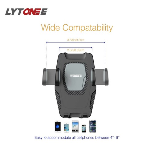 MAESEE support universel de montage de ventilation d'air de voiture 360 rotation support GPS - Photo 5 sur 9