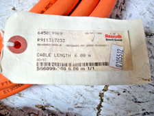 RexRoth   RKH0002 R911317233  Hybrid Cable Length 6.00 Meters  NEW