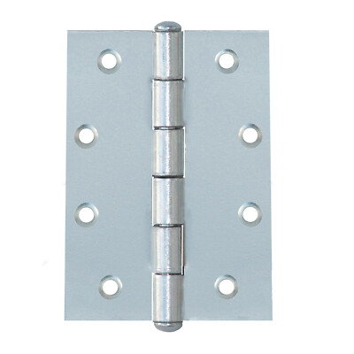 Gerollte Scharniere 100 x 70 x 2,5 mm Türscharniere halbbreit Silber Verzinkt