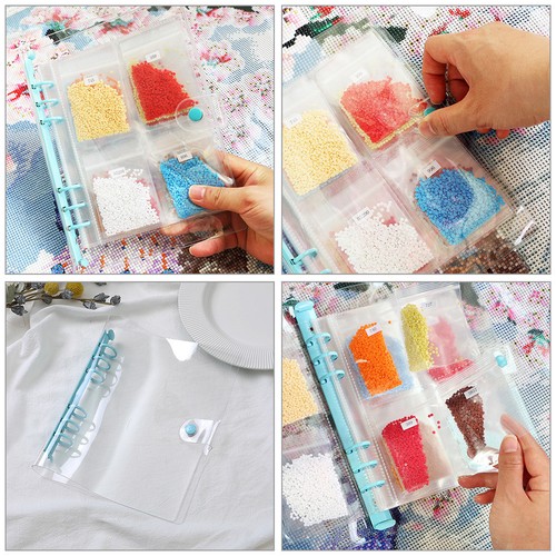 1 Set Storage Album with Pouch Dotting Gadgets - Zdjęcie 5 z 12