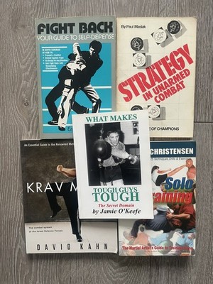 BUNDLE OF SELF DEFENCE,  MARTIAL ARTS TRAINING & PSYCHOLOGY BOOKS
