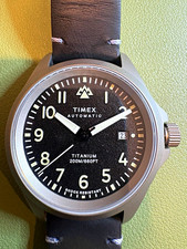 Timex Expedition North Titanium Automatic 41mm TW2V54000 Black Dial Sapphire