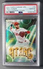 2024 Topps Chrome Update Stratospheric Stars Trea Turner - Gem Mint 10 (SG13)
