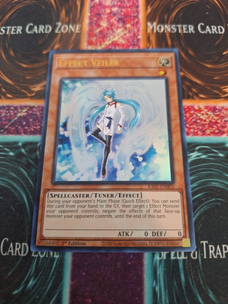 effect card yugioh Yugioh Effect Veiler RA01-EN003 Ultra Rare 1st Edition Near Mint