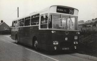 BLACK & WHITE PHOTO OF SOUTHDOWN LEYLAND LEOPARD PUF173H
