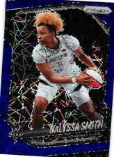 2025 Panini Prizm WNBA #119 NaLyssa Smith Blue Velocity Prizms
