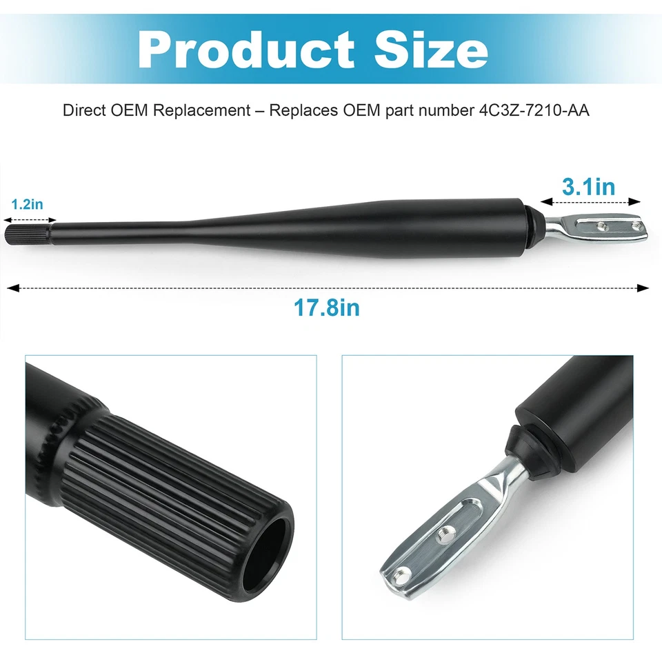 4C3Z-7210-AA Gear Shift Lever for Ford F-250/F-350/F-450/F-550 Super Duty 99-07 - Image 4 of 4