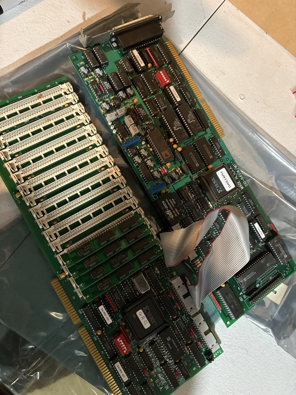 ComputerBoards CIO-DAS16/M1 ISA Data Acquisition Card DAS16M1 w/ Expansion Board