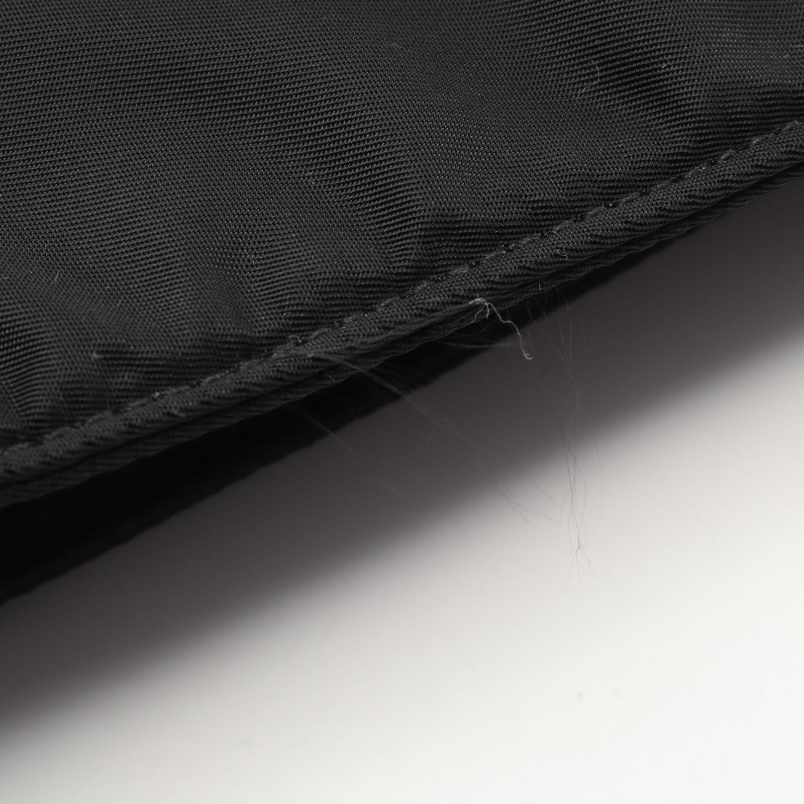 PRADA VELA Shoulder Tote Handbag BN2851 Nylon Saffiano leather Black Used Women thumbnail 7