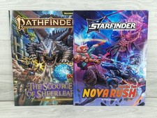 Starfinder Pathfinder Battle for Nova Rush, Scourge Sheerleaf RPG Day 2025 Books