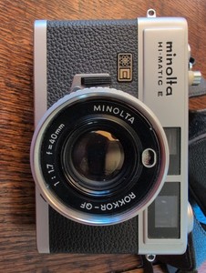 Minolta Hi-Matic E 35mm Rangefinder Camera
