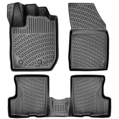 Custom Fit 3D Molded Rubber Floor Mat for Renault Dacia Duster 4x2 2023