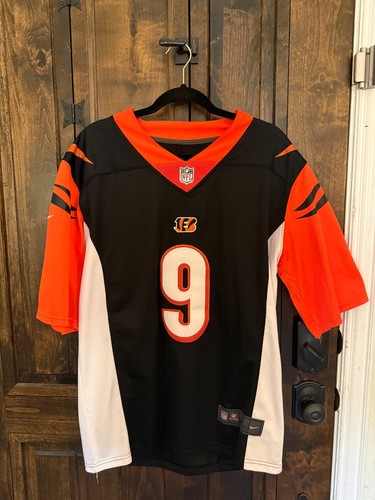 Official NFL, Joe Burrow Cincinnati Bengals Nike Home Black Players Jersey