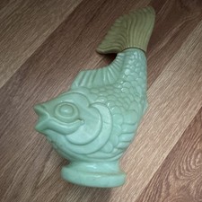 Avon Cotillion Foaming Bath Oil 5 fl oz Green Fish-Shaped Bottle Unisex