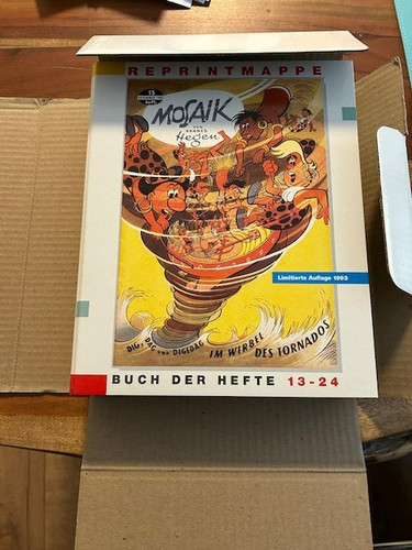 Mosaic Digedags reprint folder 2 issues 13 - 24 with outer box - contents untouched
