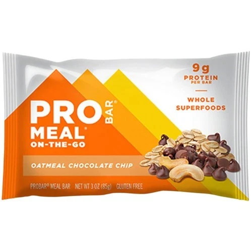 PRO BAR MEAL ON-THE - GO OATMEAL CHOCOLATE CHIP 12/3 oz BARS EXP 4/02/26