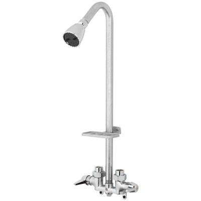 Homewerks Exposed Utility Shower, Chrome