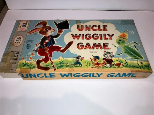 Vintage 1961 Milton Bradley Co  4829 Uncle Wiggily Board Game Complete