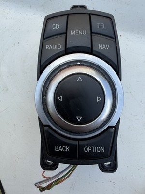 2011-2016 BMW 5 7 SERIES RADIO NAVIGATION MEDIA CONTROL iDRIVE KNOB 9206444 OEM