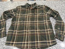 Orvis Flannel Shacket Jacket Men's Size XL Plaid Big Bear Heavy Weight