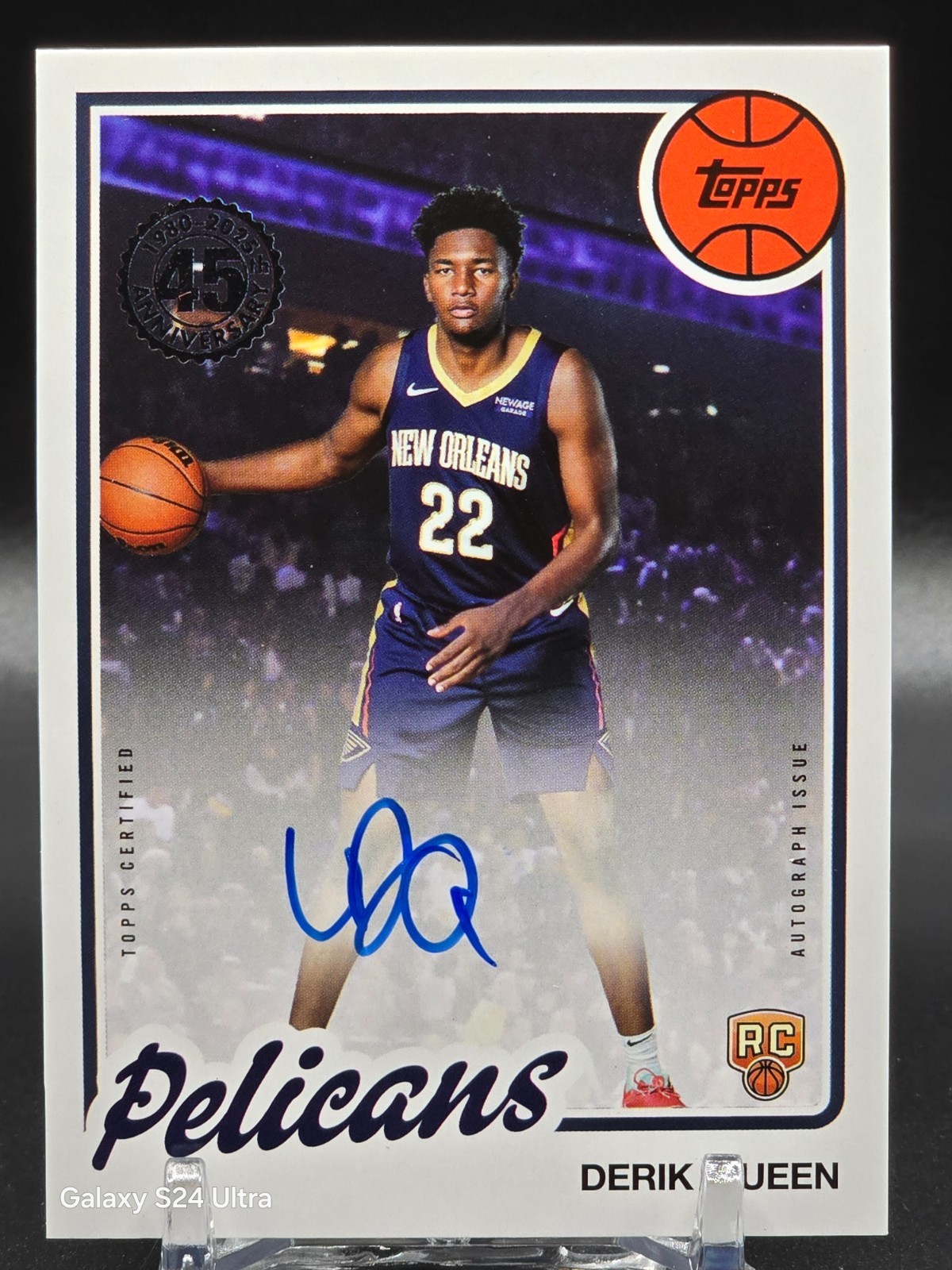 2025-26 Topps 1980-81 Topps Rookie Autograph Derik Queen #80B2R-DQ