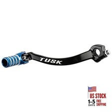 Folding Shift Lever Black/Blue Tip Compatible with Yamaha YZ250F 2019