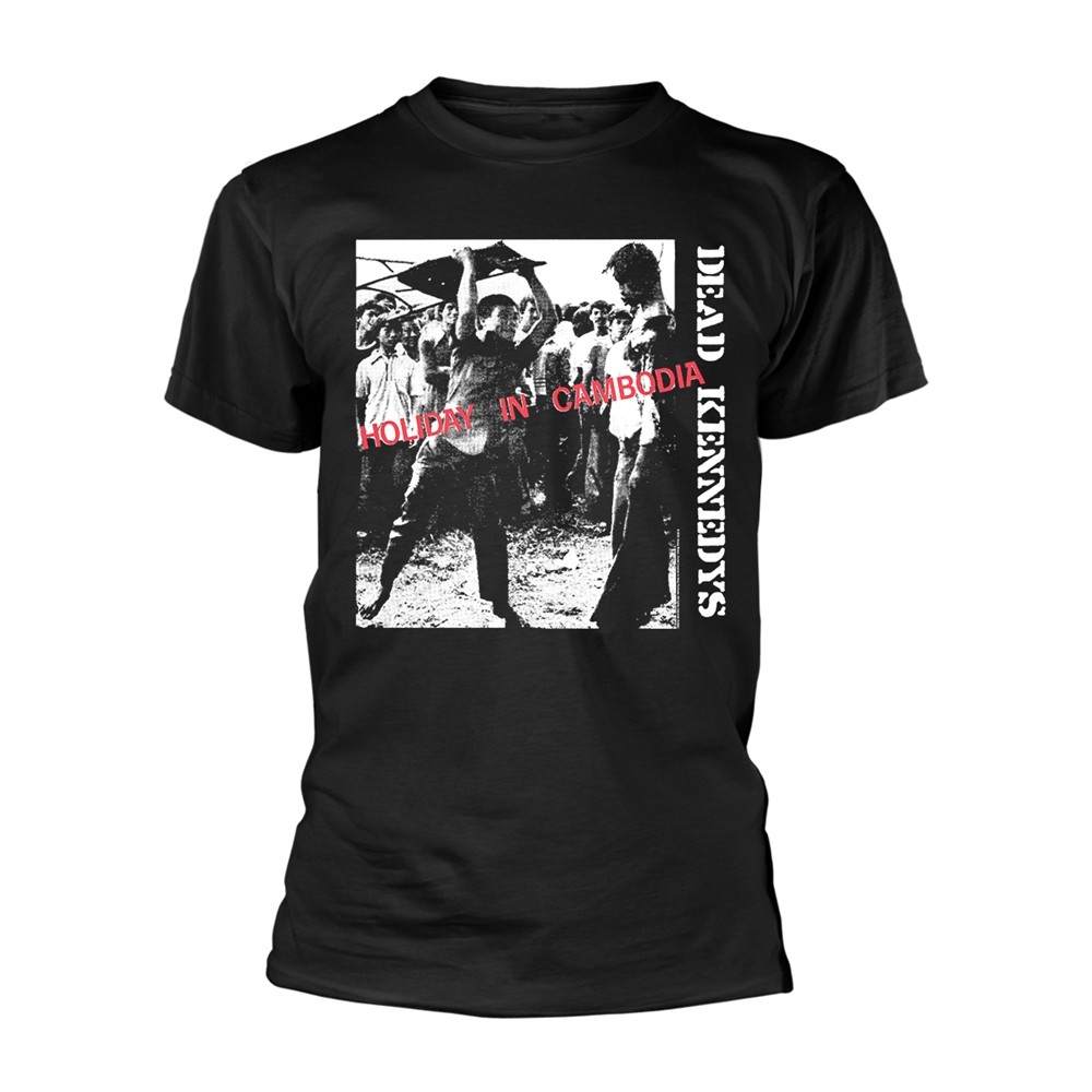 DEAD KENNEDYS - HOLIDAY IN CAMBODIA BLACK T-Shirt Large 5490₽