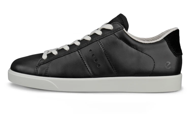 Zapatillas deportivas de cuero negras ECCO Street Lite para mujer 35-41 ue/ 4-4.5-10-10.5us Foto 4 de 4