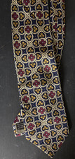 Flower Pattern Silk Necktie unbranded