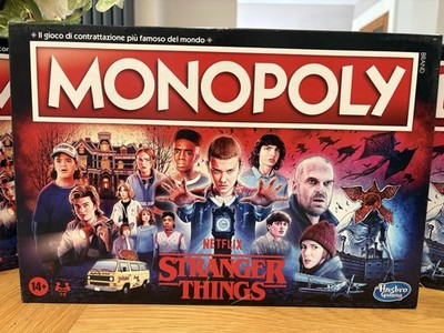 Stranger Things Monopoly Hasbro Gaming Season 4 Edition ITALIENISCH PORTOFREI
