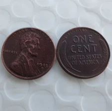 As shown in the figure--1943-D Lincoln Wheat Penny Special Era--
