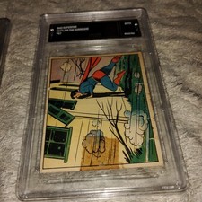 1940 Superman High Number #57 Battling The Hurricane Graded GMA Authentic